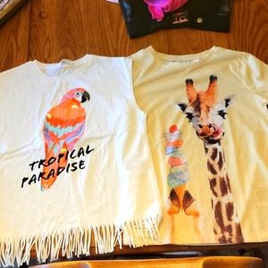 Girls summer tops. Worn once